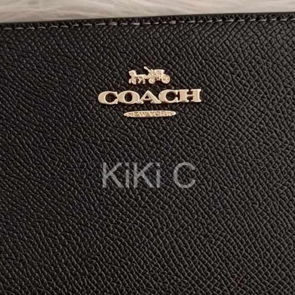 Coach Slim Zip Wallet Gold/Black CK444 - Picture 8 of 8